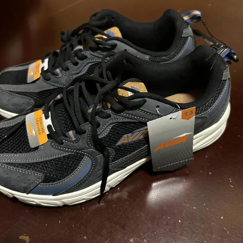Avia Men'S 5000 Athletic Performance Running Shoes Size 13 Black Brown New - Picture 3 of 5
